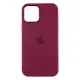Чехол накладка HC Magsafe iPhone 12/12 Pro Бордовая/Plum