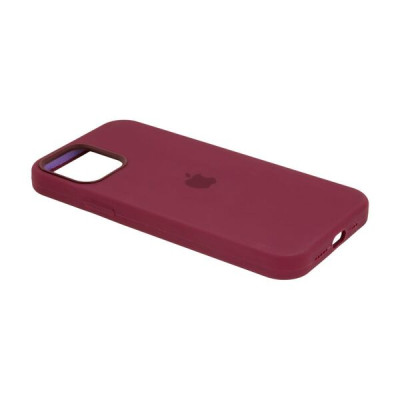 Чехол накладка HC Magsafe iPhone 12/12 Pro Бордовая/Plum