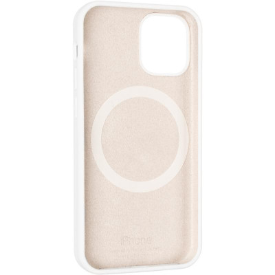 Чехол накладка HC Magsafe iPhone 12/12 Pro Белая