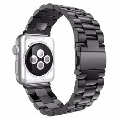 Ремінець Apple Watch 38мм Металевий (BEAD METAL) Чорний