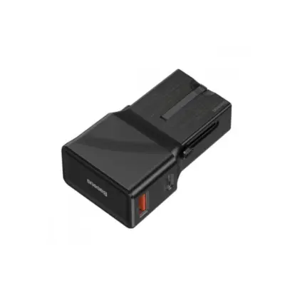 Мережевий зарядний пристрій Baseus Universal Conversion PPS QC3.0 + PD3.0 18W USB + Type-C 3A Універсальне Black, Чорний
