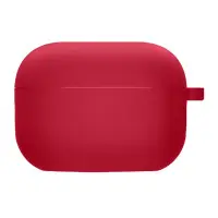 Чехол для наушников AirPods Pro Microfiber Красный (Rose Red)