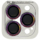 Захисне скло на камеру Metal Shine iPhone 14 Pro/14 Pro Max Бузкове (Rainbow)