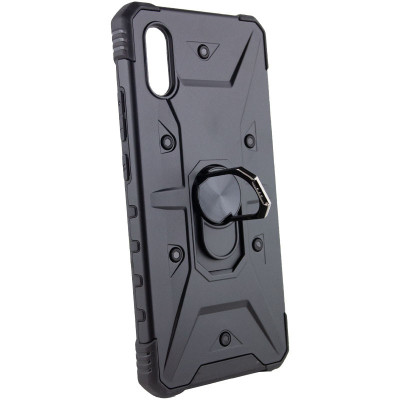 Чехол накладка Pathfinder Ring Xiaomi Redmi 9A Черная