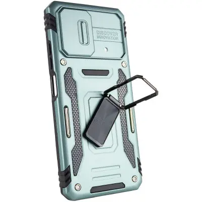 Чохол накладка Camshield Army Ring Xiaomi Poco X5 Зелена /Light Green