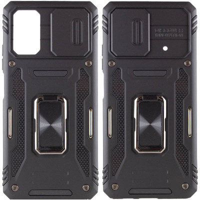Чехол накладка Camshield Army Ring Xiaomi Poco X5 Pro Черная
