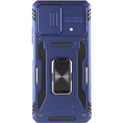 Чехол накладка Camshield Army Ring Xiaomi Poco X5 Синяя /Navy