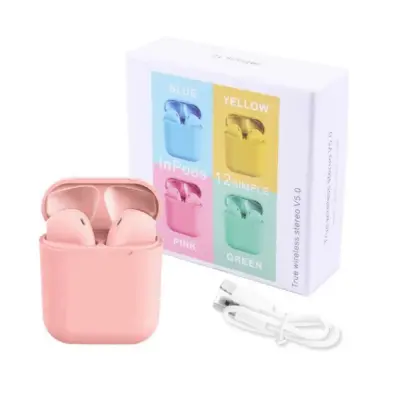 Беспроводные наушники TWS inPods i12 5.0 Pink, розовый