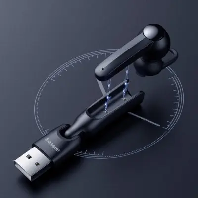 Bluetooth-гарнитура для телефона Baseus Encok Wirelless Earphones A05, черная