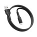 Кабель Ridea RC-ST74 MicroUSB 3A Чёрный