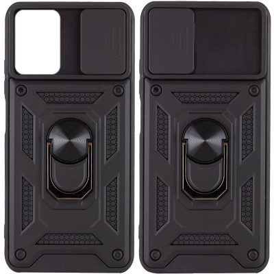 Чехол накладка Serge Ring Camshield Samsung A037 (A03s) Черная