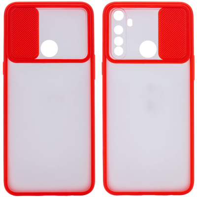 Чехол накладка Gelius Slide Camera Xiaomi Poco X3 Красная