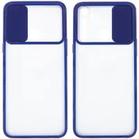 Чехол накладка Gelius Slide Camera Xiaomi Redmi 10 Синяя