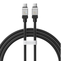 Кабель дата Baseus CoolPlay Type-C to Type-C 100W 2м Чорний Кабель дата Baseus CoolPlay Type-C to Type-C 100W 2м Чорний
