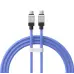Кабель дата Baseus CoolPlay Type-C to Type-C 100W 2м Синий