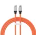 Кабель дата Baseus CoolPlay Type-C to Type-C 100W 2м Оранжевый