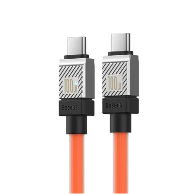 Кабель дата Baseus CoolPlay Type-C to Type-C 100W 2м Оранжевый