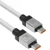 Кабель дата Baseus CoolPlay Type-C to Type-C 100W 2м Белый