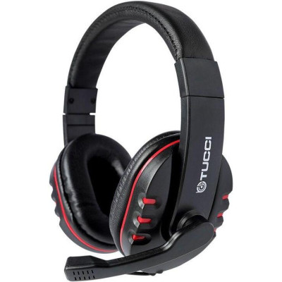 Накладні ігрові навушники-гарнітура з мікрофоном PC TUCCI TC-X6 Black