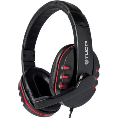Накладні ігрові навушники-гарнітура з мікрофоном PC TUCCI TC-X6 Black