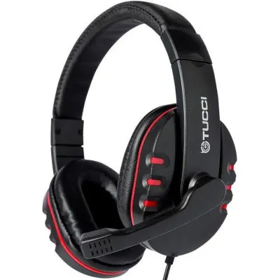Накладні ігрові навушники-гарнітура з мікрофоном PC TUCCI TC-X6 Black