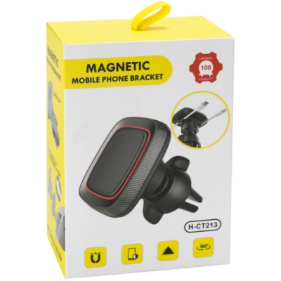 Автодержатель Magnetic CT213 Black, Чёрный