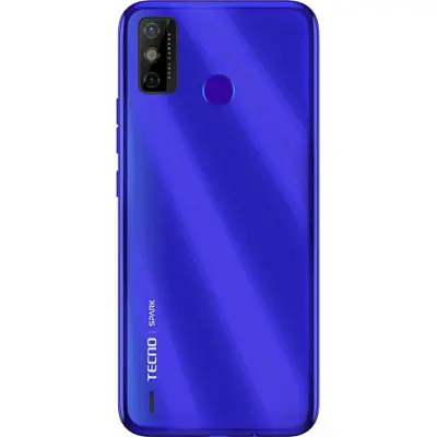 Смартфон Tecno Spark 6 Go (KE5j) 3/64GB Aqua Blue, блакитний Смартфон Tecno Spark 6 Go (KE5j) 3/64GB Aqua Blue, блакитний