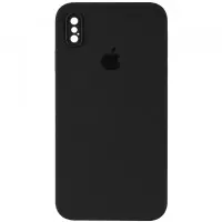 Чехол накладка HC iPhone X Черная Square Full