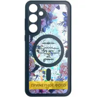 Чехол накладка Secret Flower Samsung A356 (A35 5G) Черная