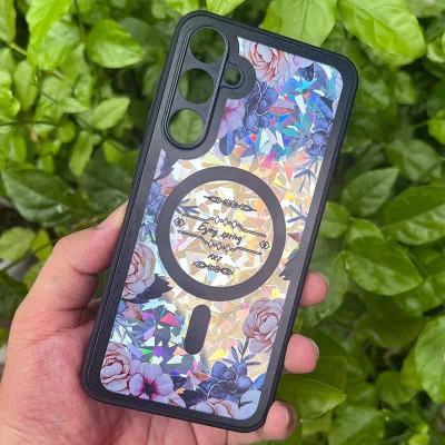 Чехол накладка Secret Flower Xiaomi Redmi 13 Чёрная