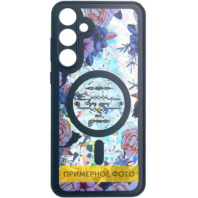Чехол накладка Secret Flower Xiaomi Redmi Note 13 4G Чёрная
