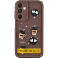 Чехол Накладка Pretty Things Xiaomi Redmi Note 13 Pro 4G Коричнева/ Always Happy