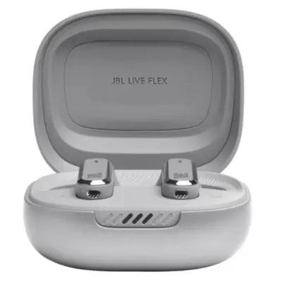 BT Навушники JBL Live Flex Silver, Серебристые BT Навушники JBL Live Flex Silver, Серебристые