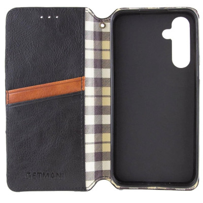 Чехол-книжка Getman Cubic Samsung A366 (A36 5G)/ A566 (A56 5G) Черная