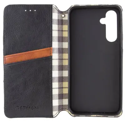 Чехол-книжка Getman Cubic Samsung A366 (A36 5G)/ A566 (A56 5G) Черная Чехол-книжка Getman Cubic Samsung A366 (A36 5G)/ A566 (A56 5G) Черная