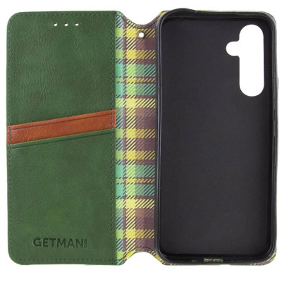 Чехол-книжка Getman Cubic Samsung A366 (A36 5G)/ A566 (A56 5G) Зеленая