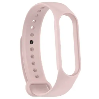 Ремешок Силикон Mi Band 3/4/5/6/7 Розовый  (Light Flamingo)