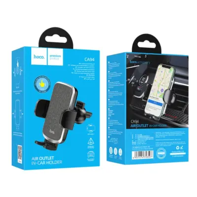 Автодержатель Hoco CA94 Black, Чёрный Автодержатель Hoco CA94 Black, Чёрный