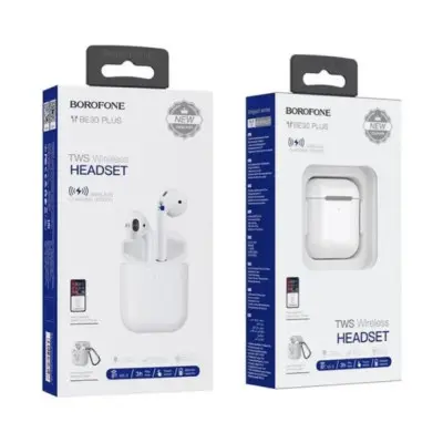 Беспроводные наушники Borofone BE30 Plus White, белый