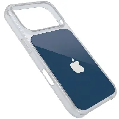 Чохол накладка Clear MagSafe (AAA) iPhone 17 Pro Синя