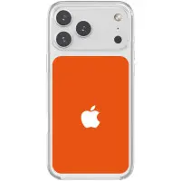 Чохол накладка Clear MagSafe (AAA) iPhone 17 Pro Max Помаранчева