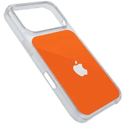 Чохол накладка Clear MagSafe (AAA) iPhone 17 Pro Max Помаранчева