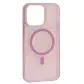 Чохол Накладка Mirage Heart MagSafe iPhone 12 Pro Max Рожева