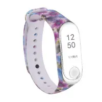 Ремінець Принт Mi Band 3/4 Фіалкові Квіти