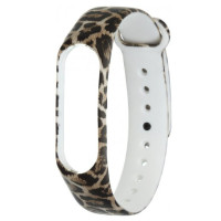 Ремешок Принт Mi Band 3/4 Леопард