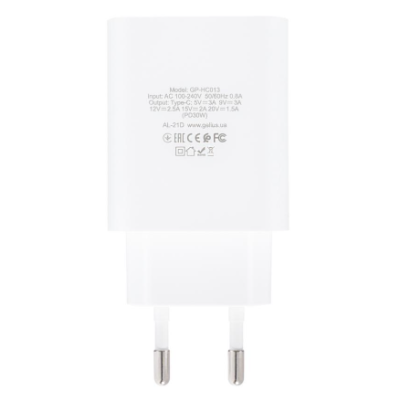 Мережевий зарядний пристрій Type-C Gelius Pro Impulse GP-HC013 (PD30W) White, Білий