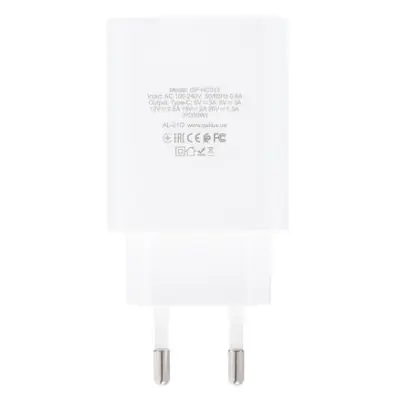 Мережевий зарядний пристрій Type-C Gelius Pro Impulse GP-HC013 (PD30W) White, Білий