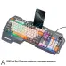 Клавіатура USB Hoco DI98 Murphy 3-color wired (UA) Cіра