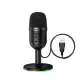 Мікрофон настільний Hoco  L25 (USB-A) Black, Чорний