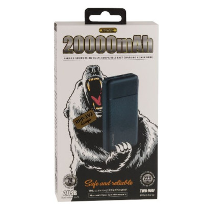 УМБ Remax RPP-192 22.5W 20000mAh Синій